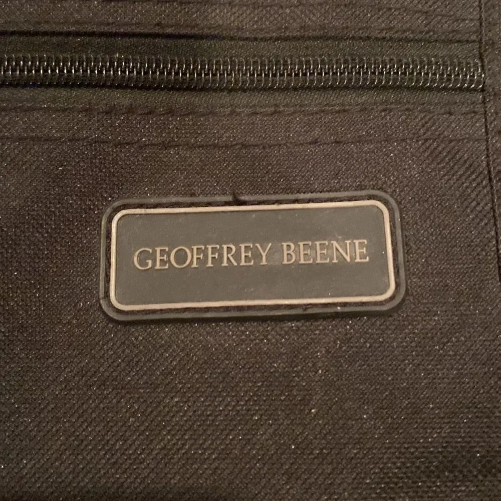 Geoffrey Beene Black Laptop Bag